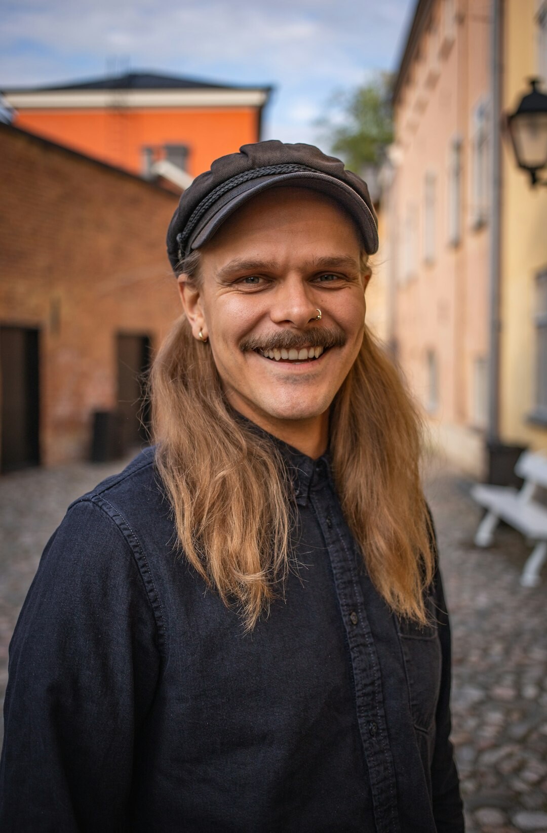 Portrait of a Finnish male post-production editor in his 20s